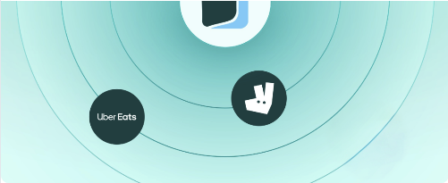 Image montrant les foncitonalités de MonCasierFrais. avec deliveroo, uber et too good to go fr