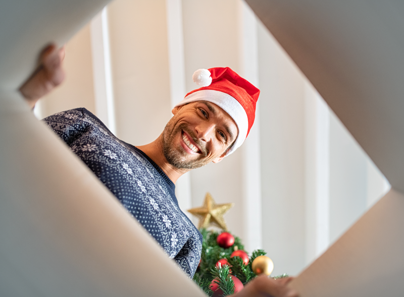 Geschenk öffnen