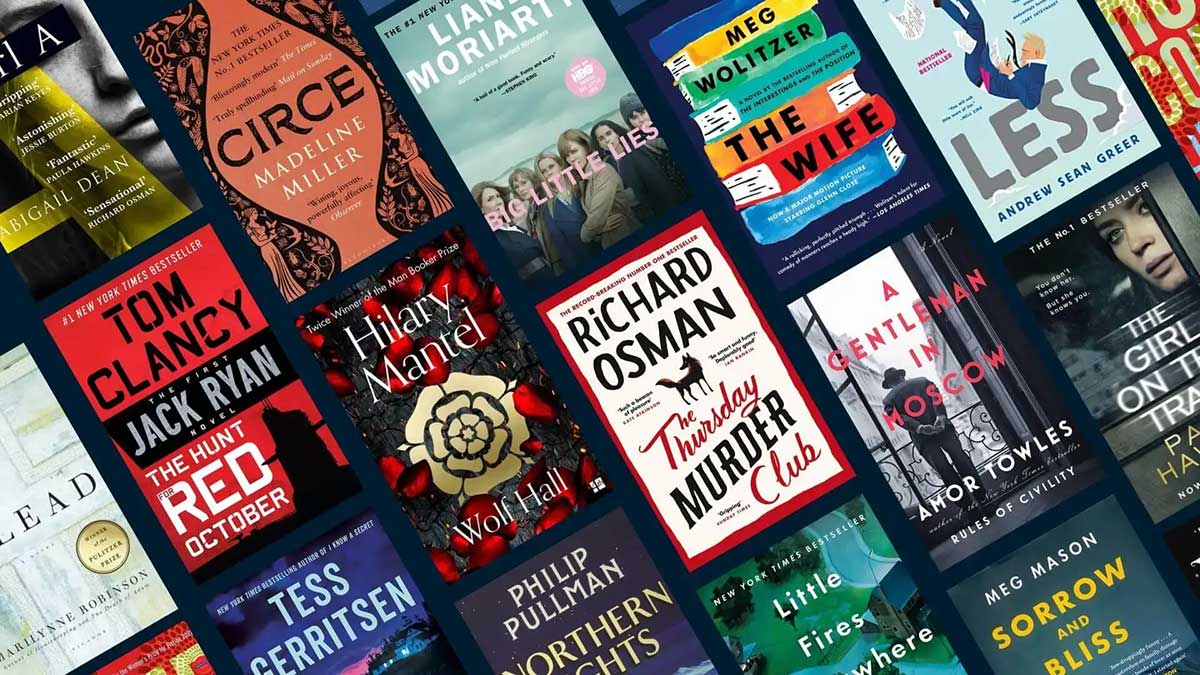 Collage of books