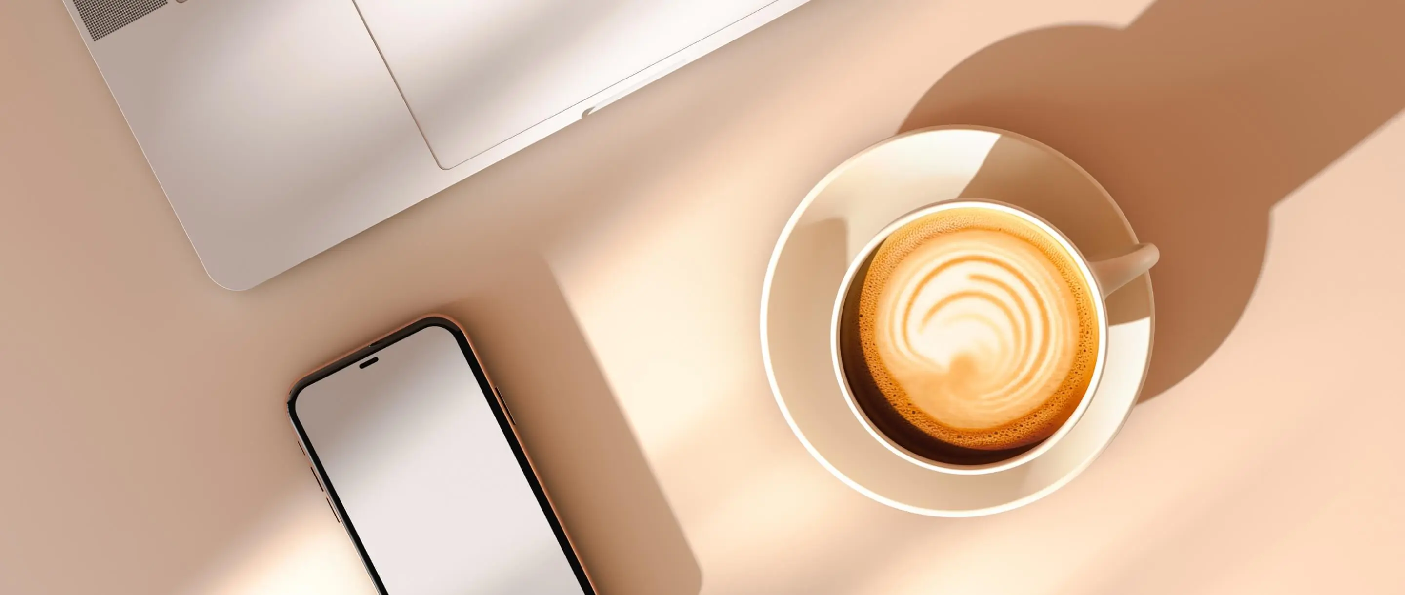Book, phone and a cup of coffee