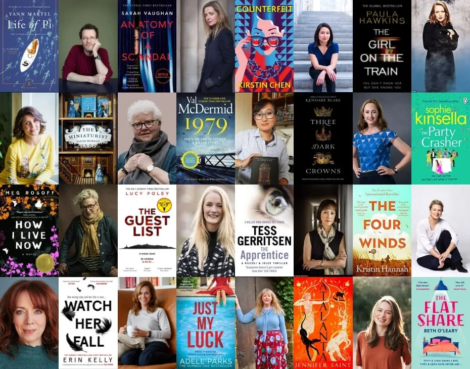 Collage of books. Writers groups near me.