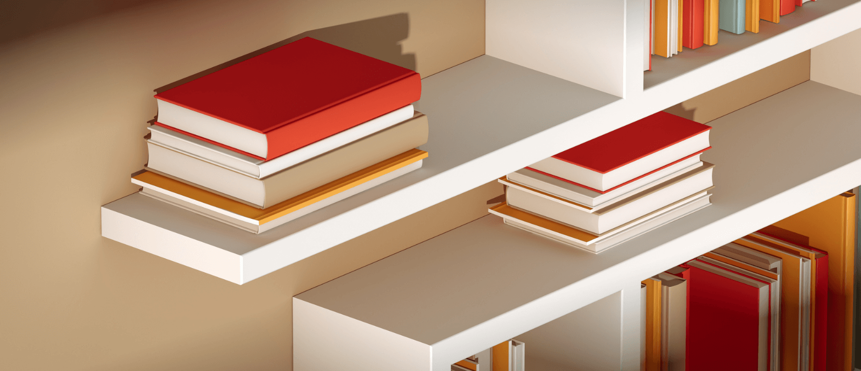 Books on a shefl