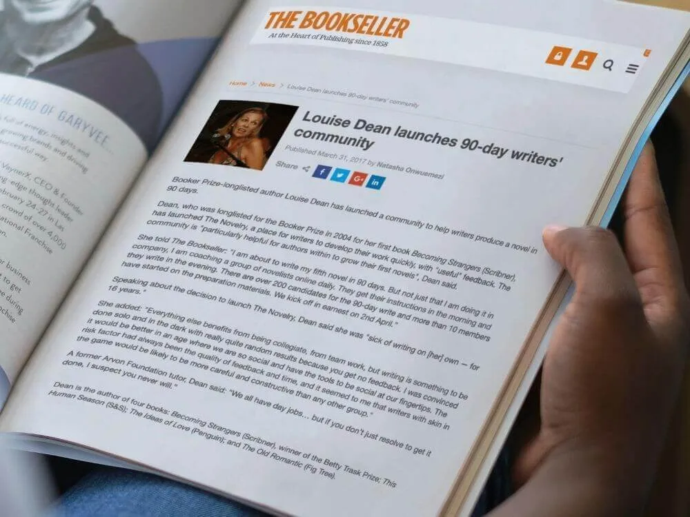Louise Dean article in a book