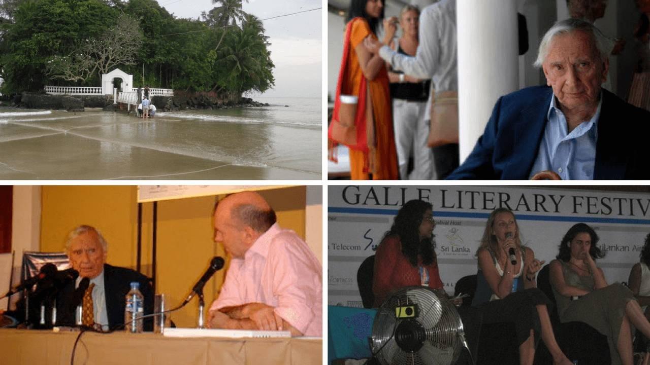 Gore Vidal at the Galle Literary Festival talking to The Novelry's Louise Dean.