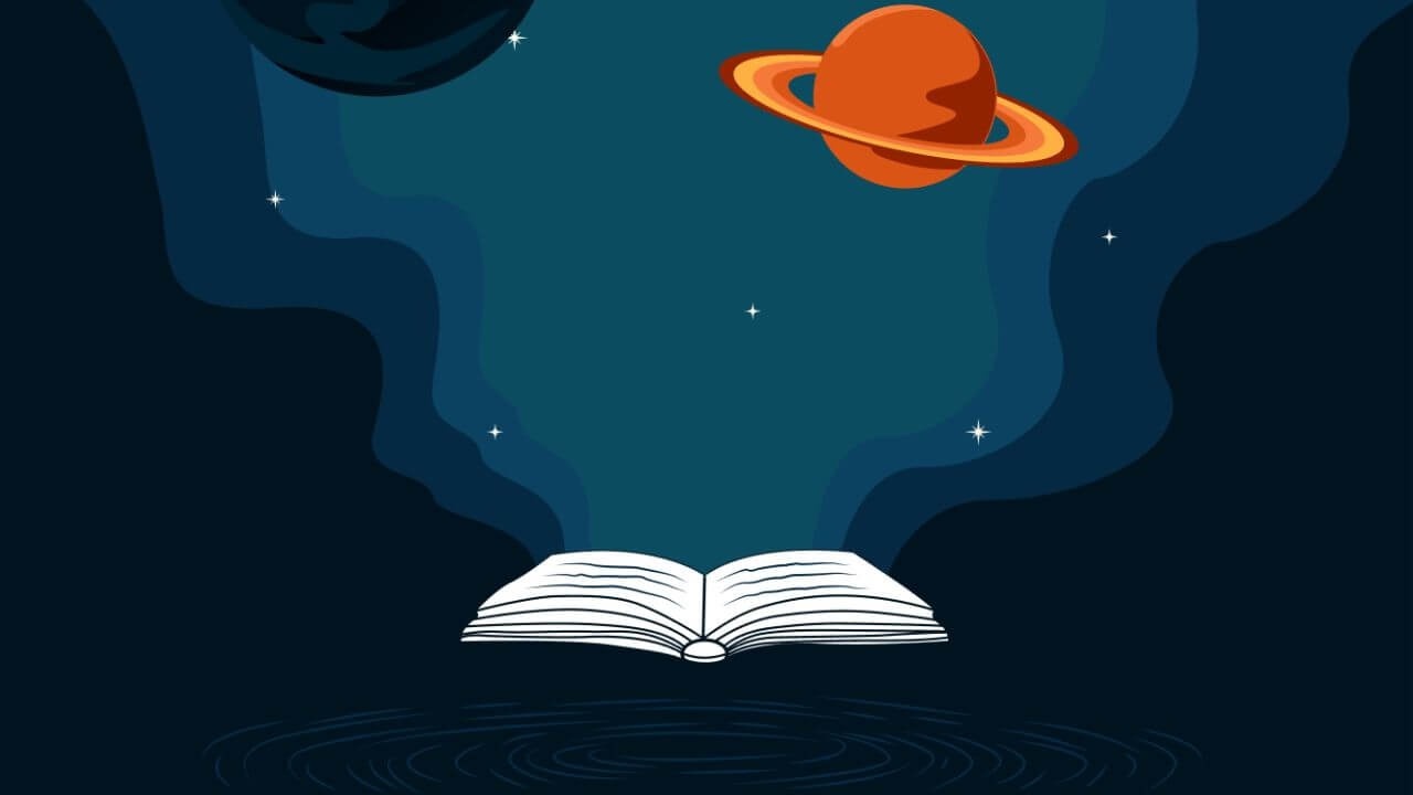 Book in space. A stories essential components.