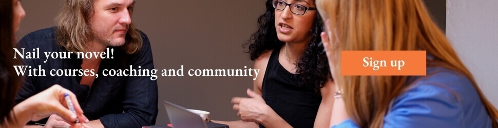 banner ad for creative writing course