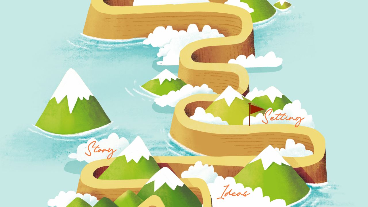 image of a path with setting as the next step