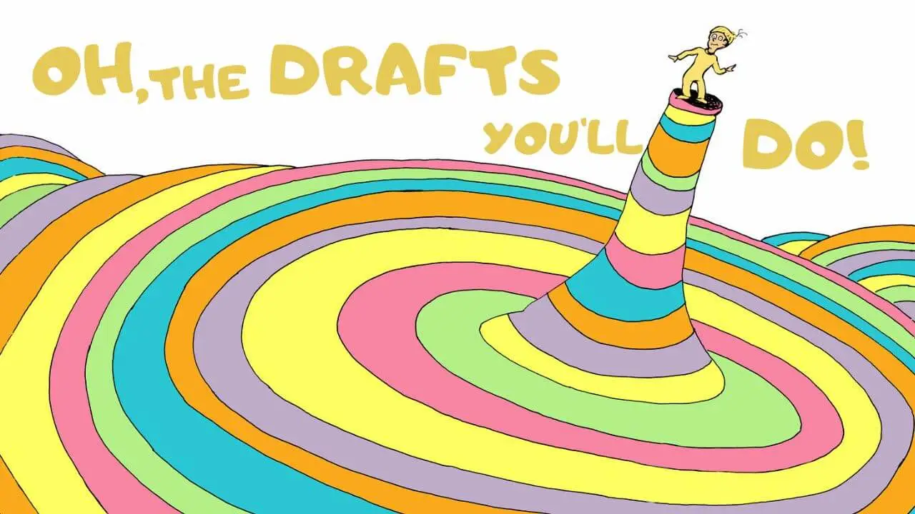 writing fiction over many drafts