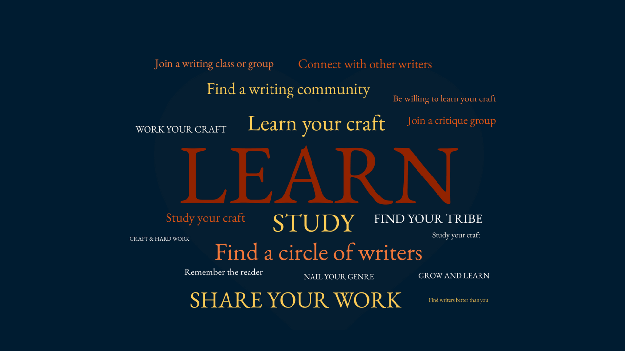 word cloud showing importance of craft and community