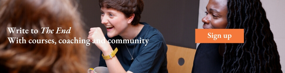 banner ad for creative writing courses
