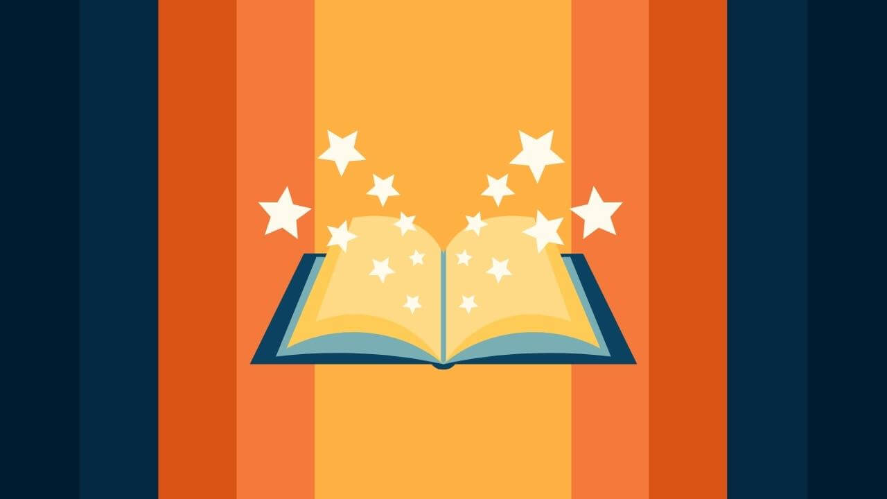 book with stars emerging: your future published novel