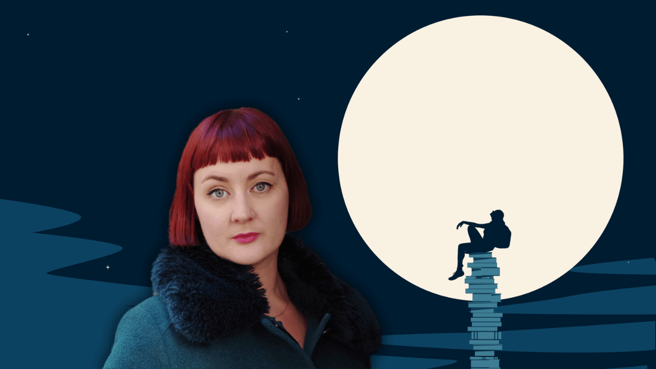 Kirsty Logan. Writing short stories.