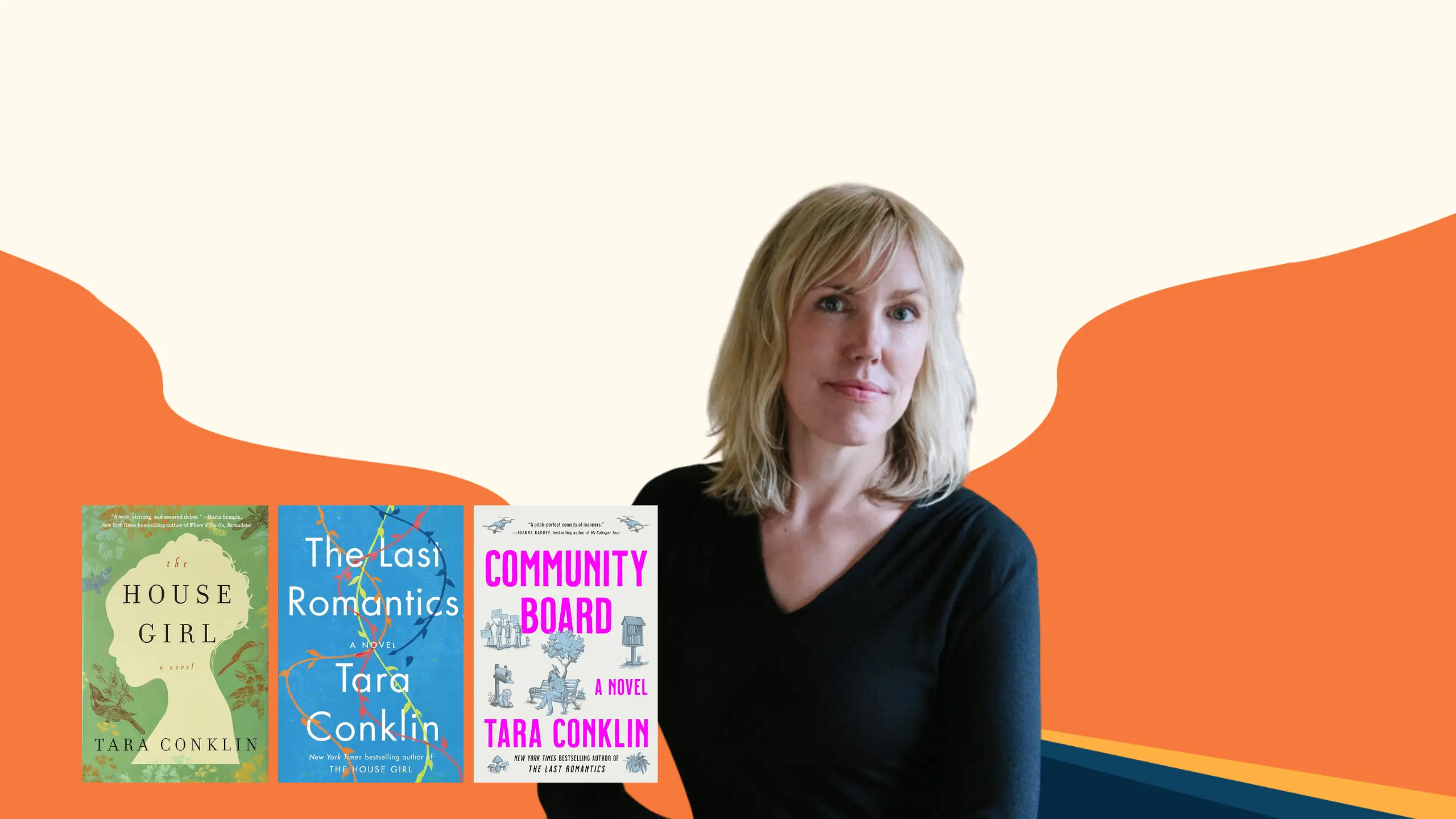 Tara Conklin author of The House Girl and Community Board and writing coach at The Novelry