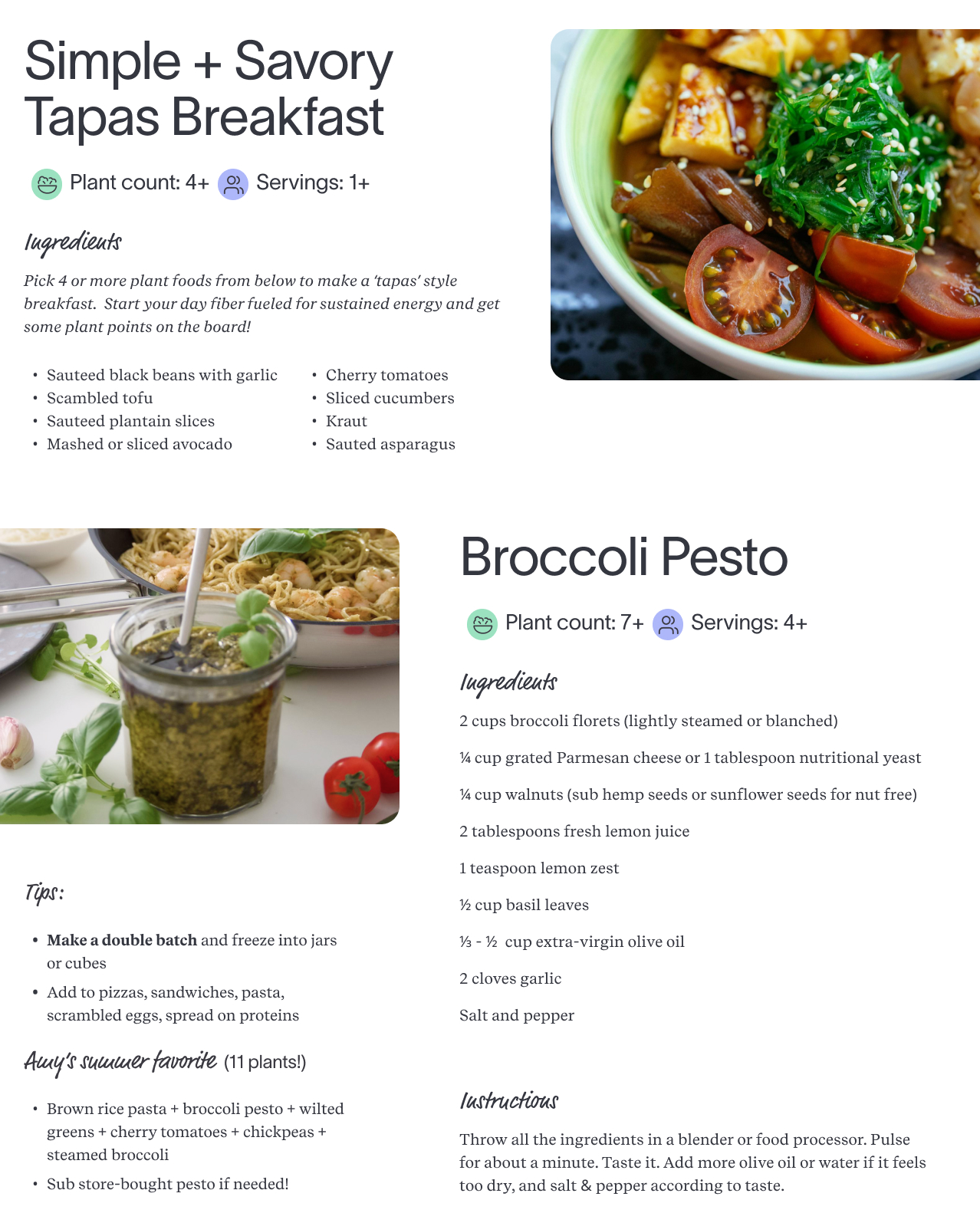 Simple and savory tapas breakfast recipe featuring a bowl with cherry tomatoes, cucumbers, seaweed salad, tofu, and sesame seeds.