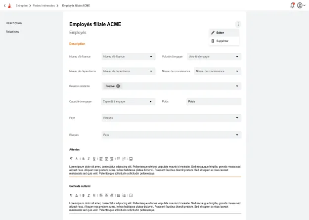 Capture d'écran du logiciel évoqué dans le texte joint