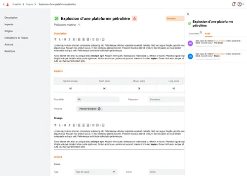 Capture d'écran du logiciel évoqué dans le texte joint