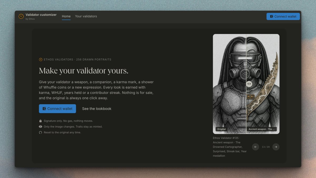 Validators NFTs add dynamic, user-generated updates to their PFPs