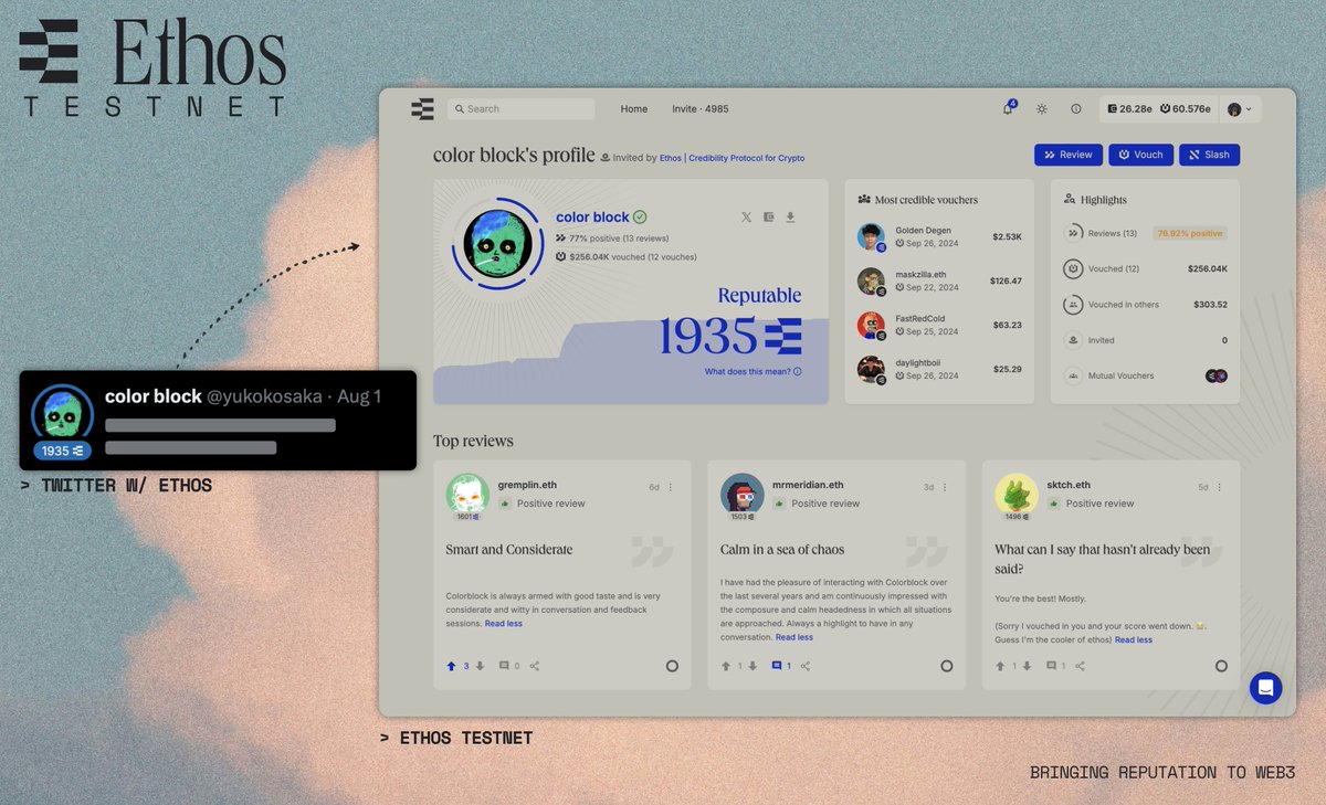 Ethos testnet’s first month: weekly product updates in 2024