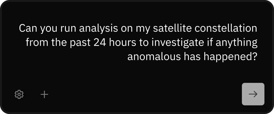 Prompt to Sift Agent: Can you run analysis on my satellite constellation from the past 24 hours to investigate if anything anomalous has happened?