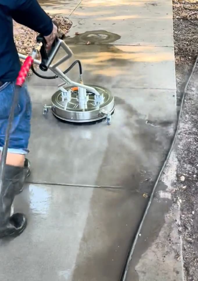 pressure washing