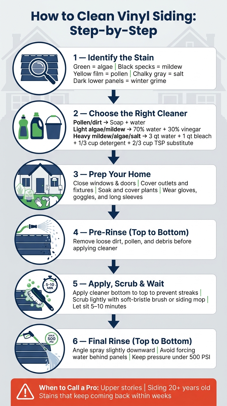 How to Clean Vinyl Siding: Step-by-Step Guide for New England Homes
