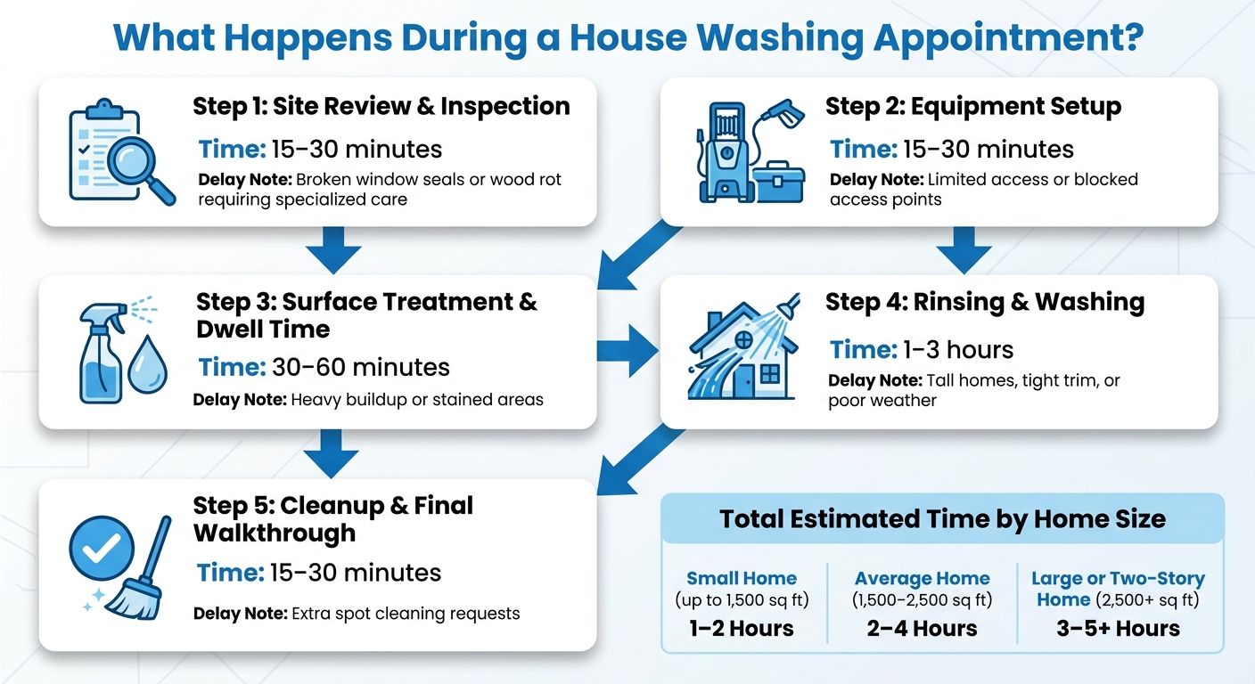 How Long Does It Take to Pressure Wash a House? A Visual Guide