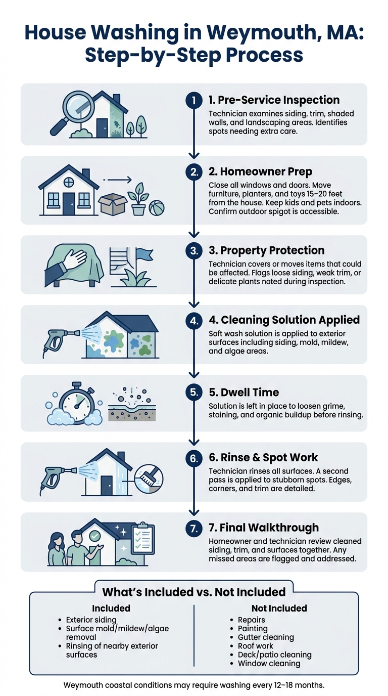 House Washing Process: What to Expect Step by Step