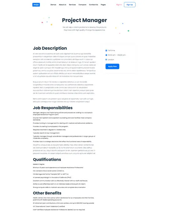 Screen Career Details