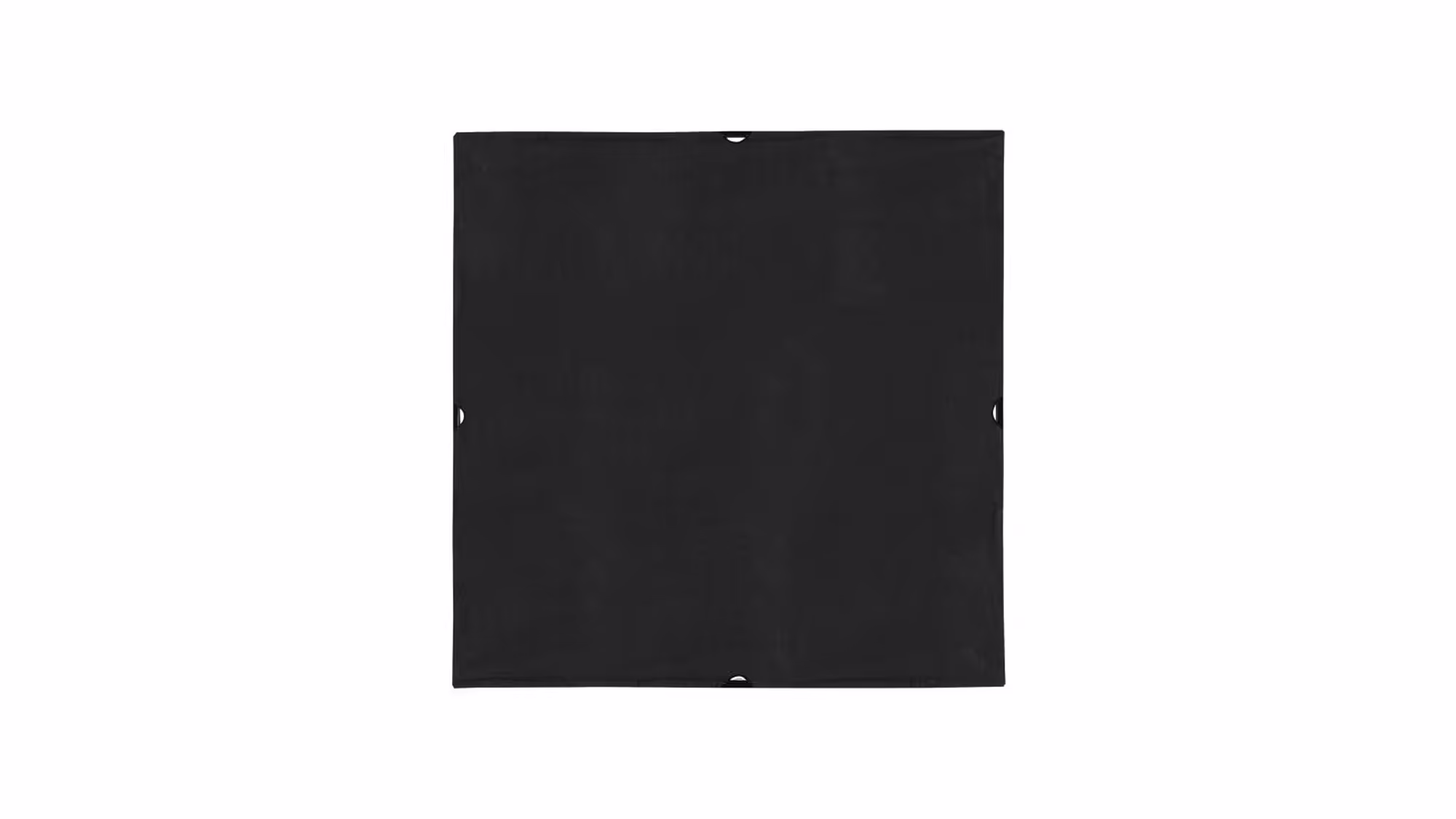 6x6 Black Solid
