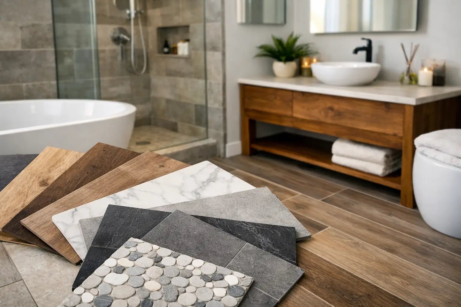 7 Best Bathroom Flooring Options