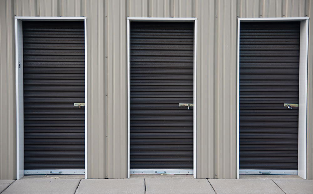 Self storage units