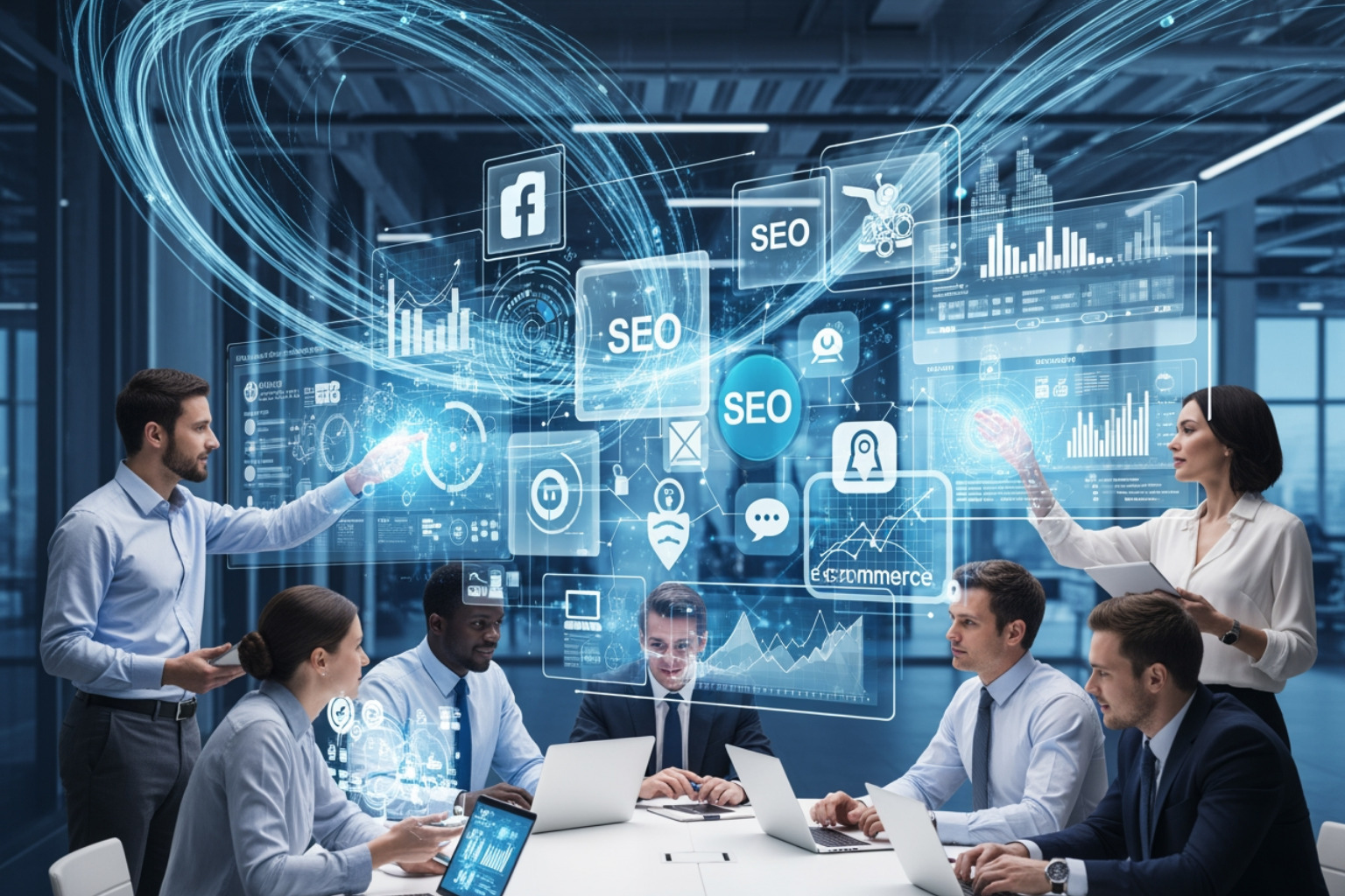 multi-channel marketing strategy showing the integration of SEO, PPC, and social media - innovative digital marketing solutions multi-channel marketing strategy showing the integration of SEO, PPC, and social media - innovative digital marketing solutions