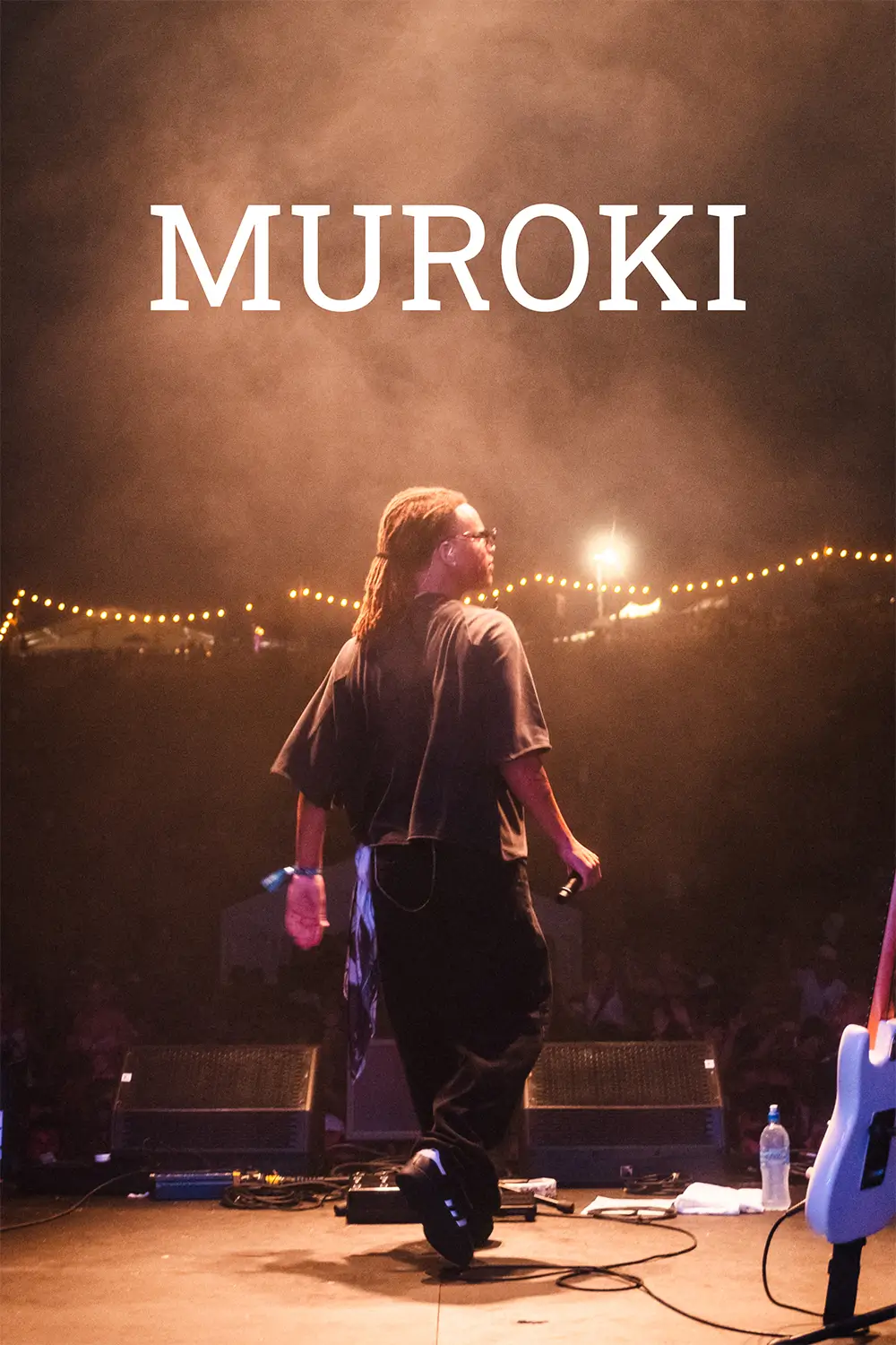 Muroki website design case study. Muroki reggae music artist performing on stage