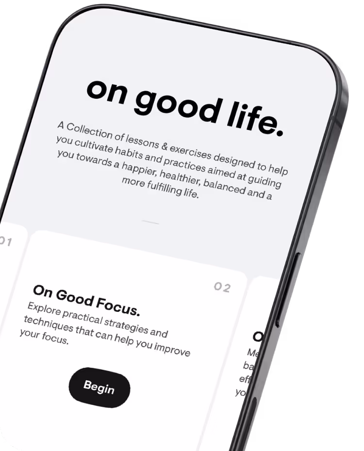 A write-up on good life