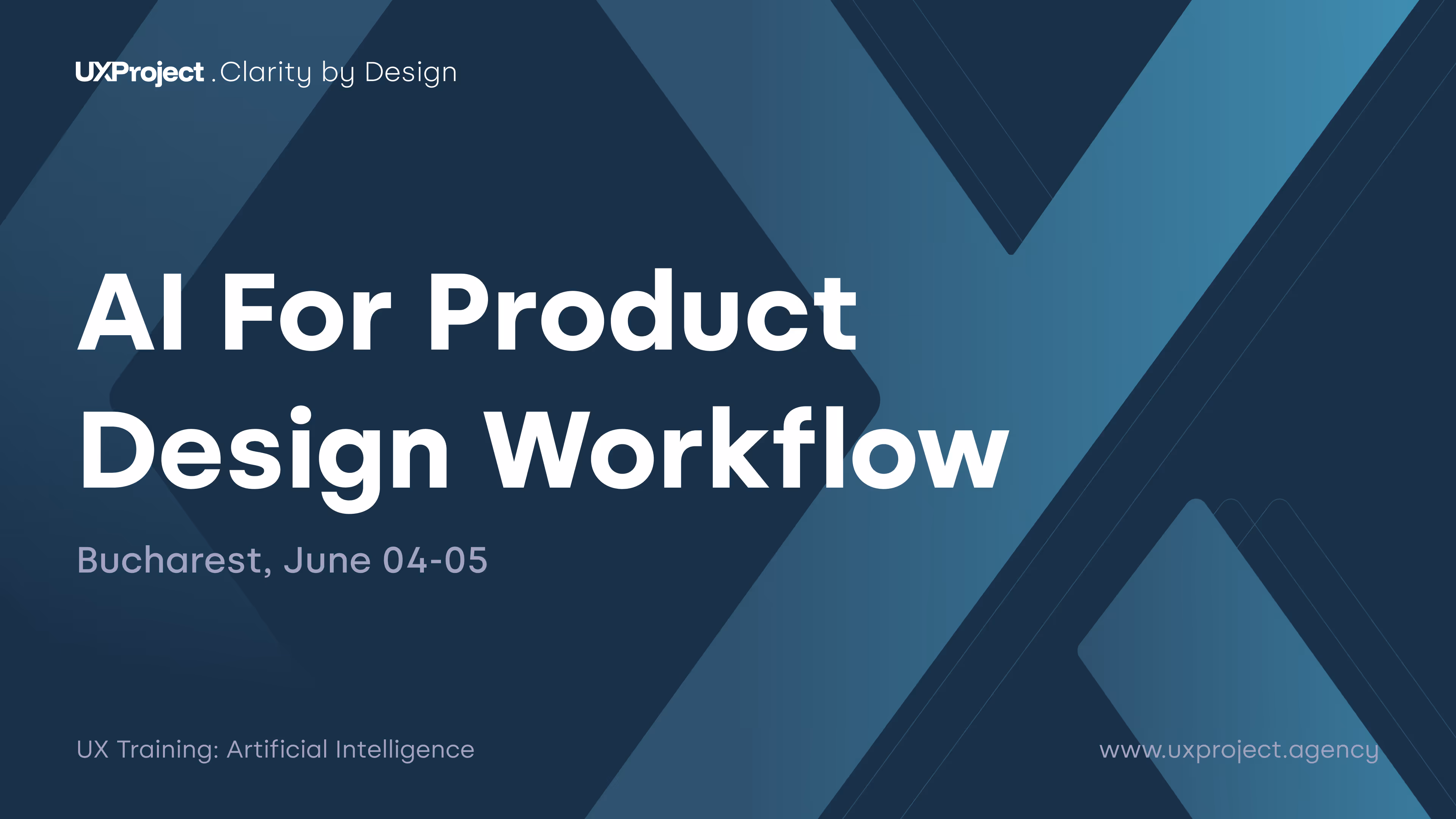 Cover foto for AI for Product Design Workflow Training
