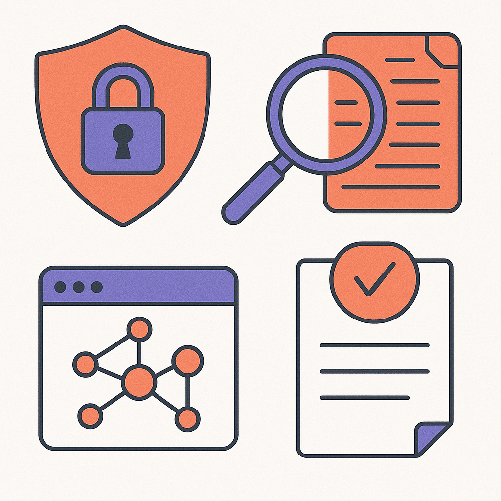 Graphic illustration that represent the importance of security in Web3
