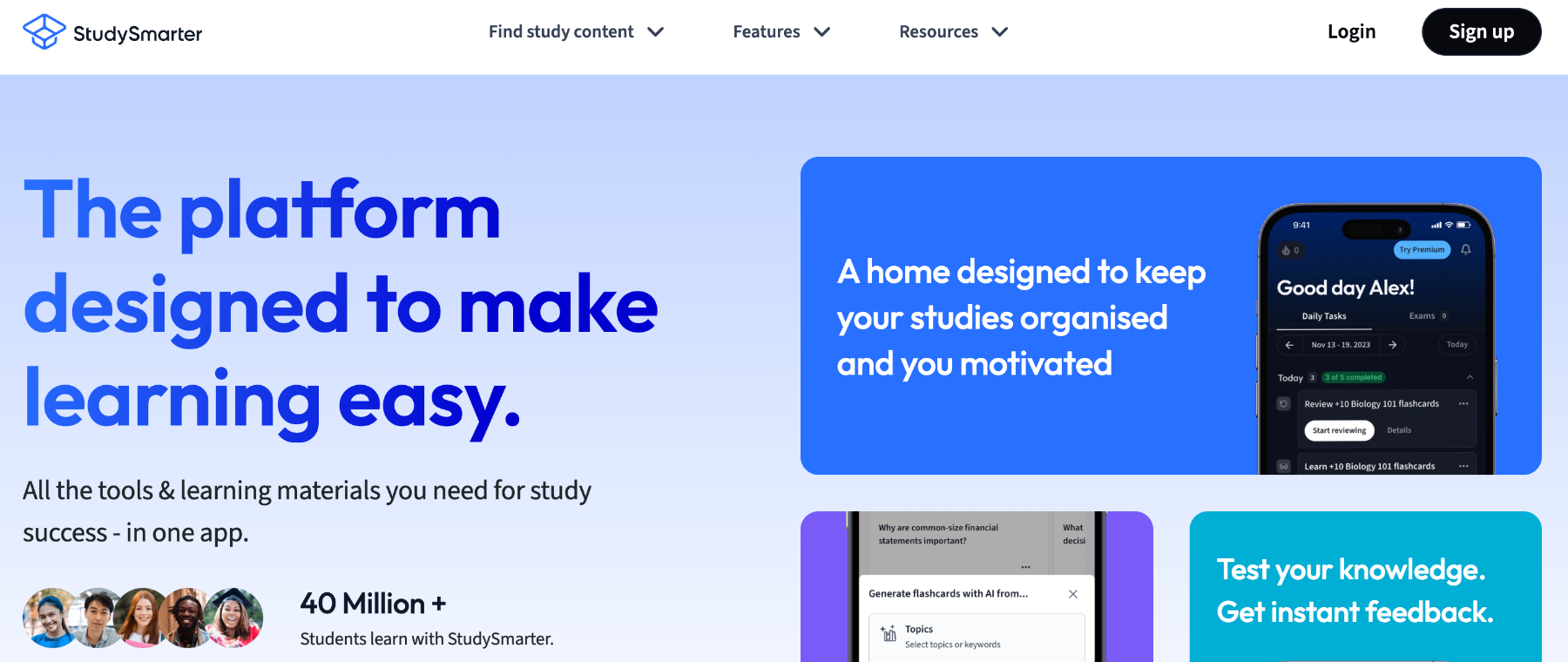 StudySmarter homepage