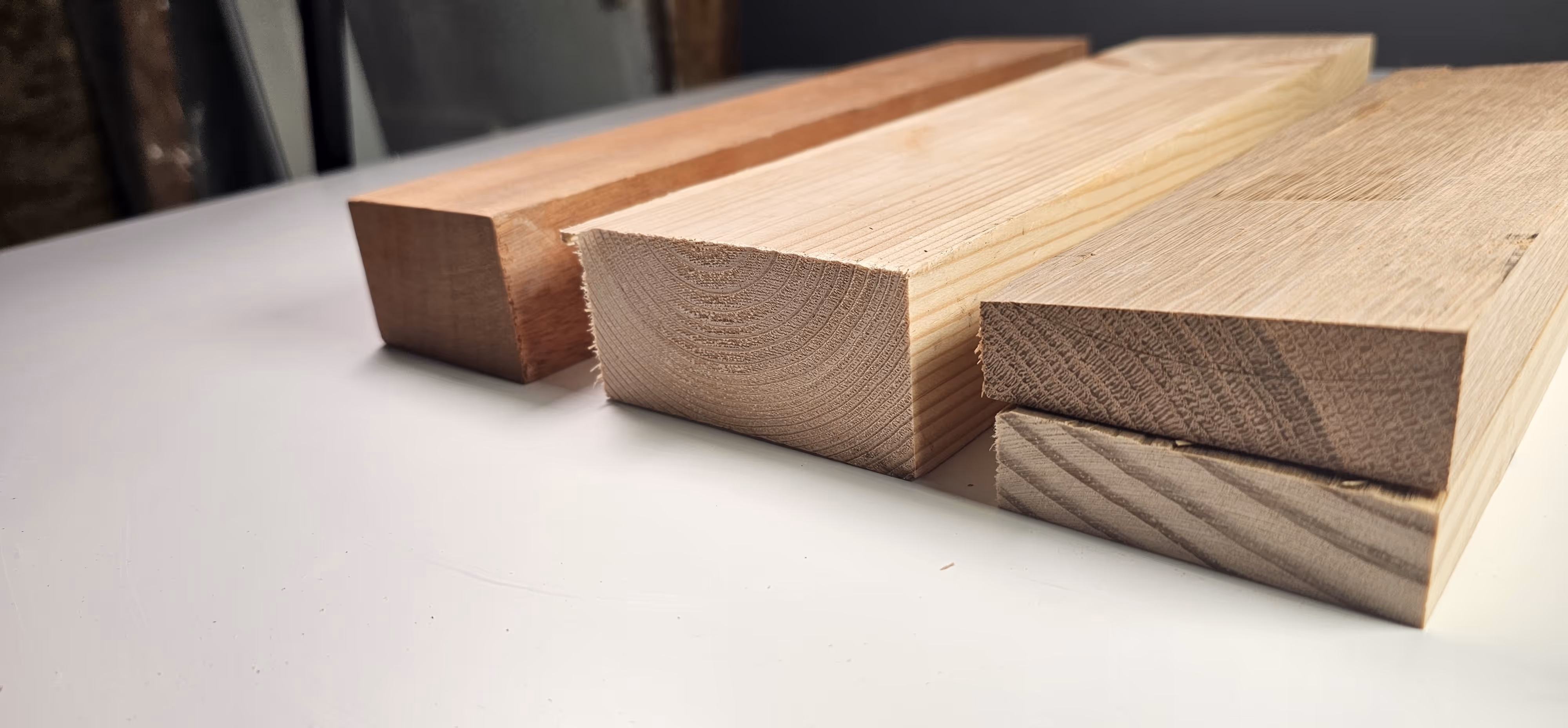 Timber end grains