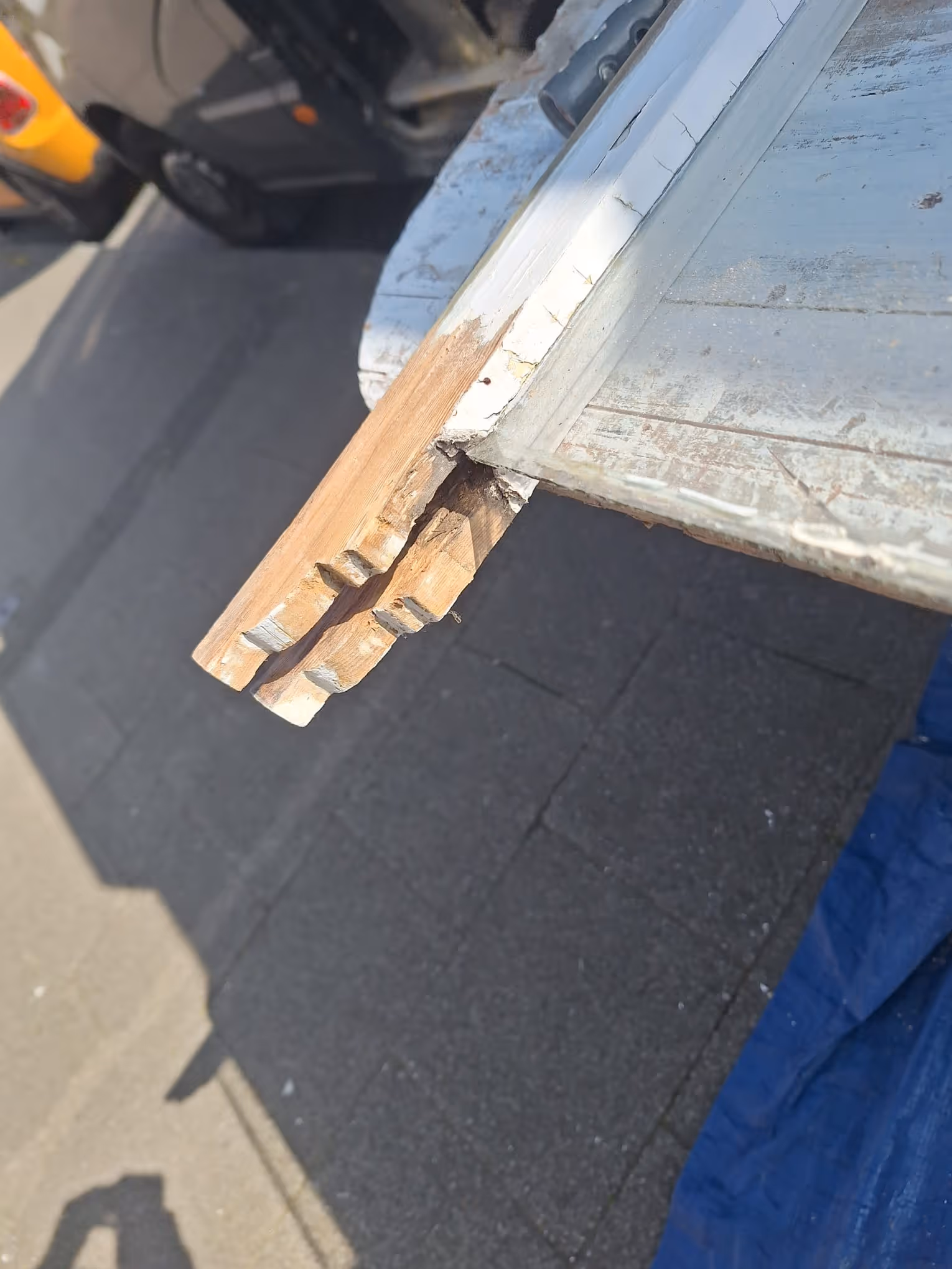 painting a window frame