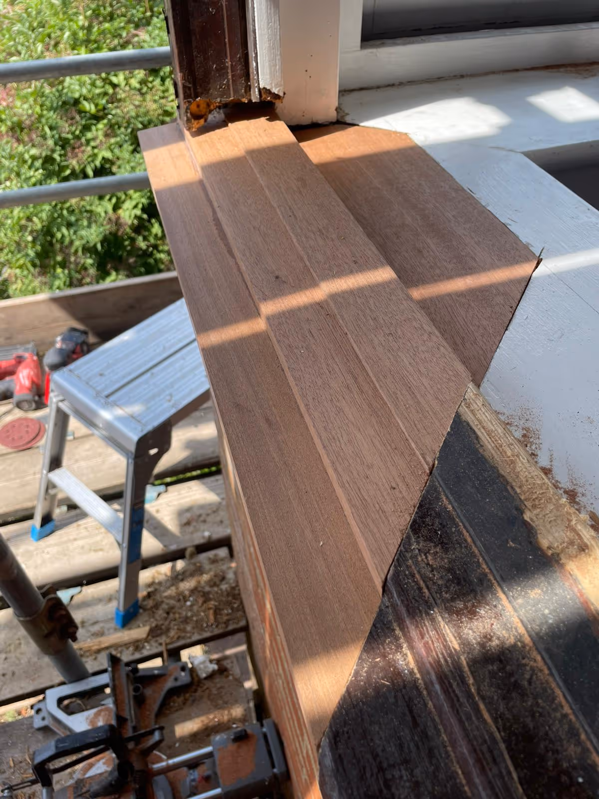 Replacing wooden windows and frames