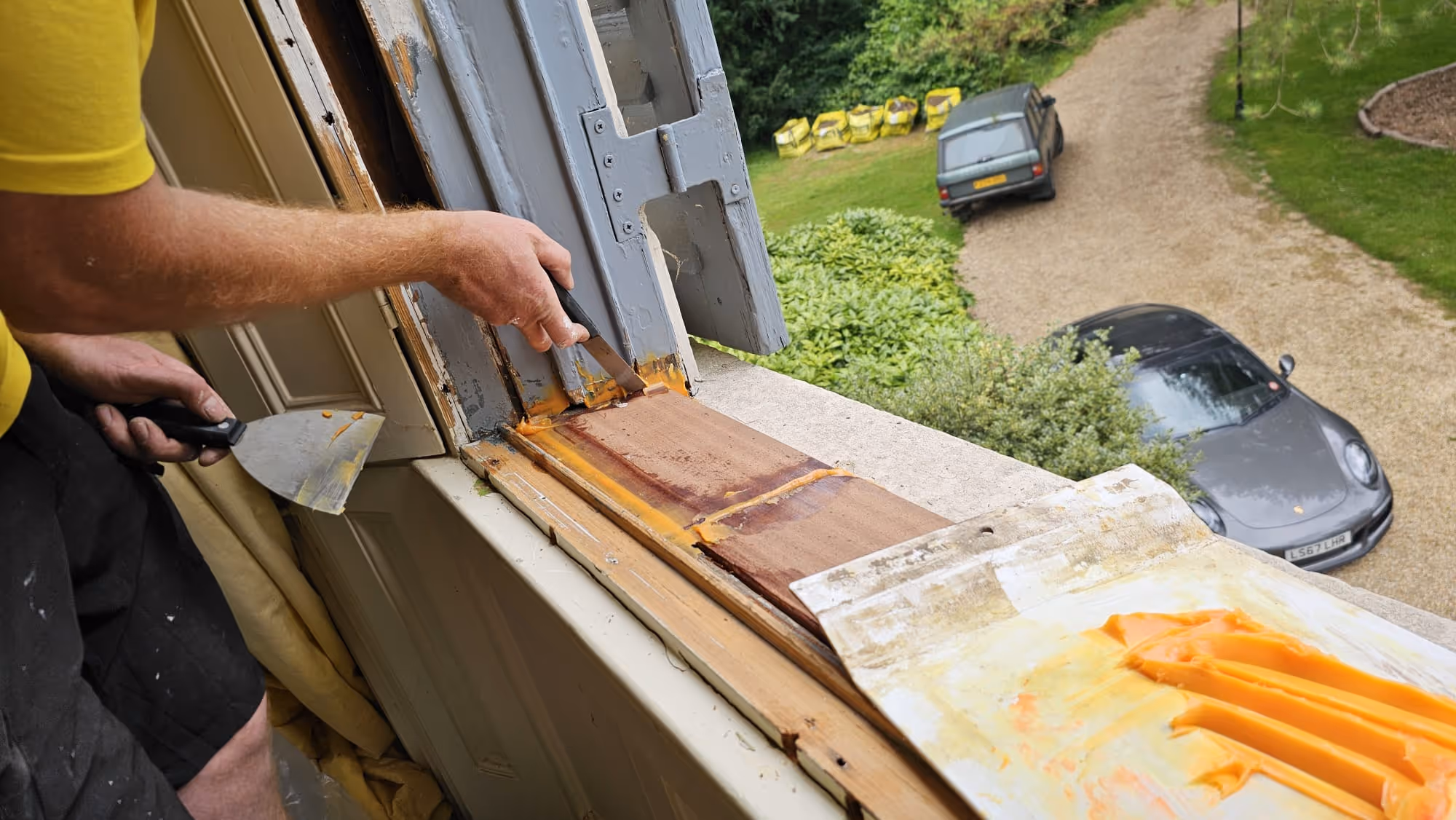 Replacing wooden windows and frames