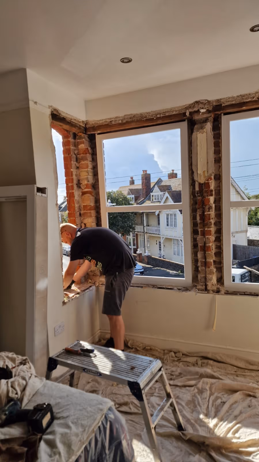Replacing wooden windows and frames
