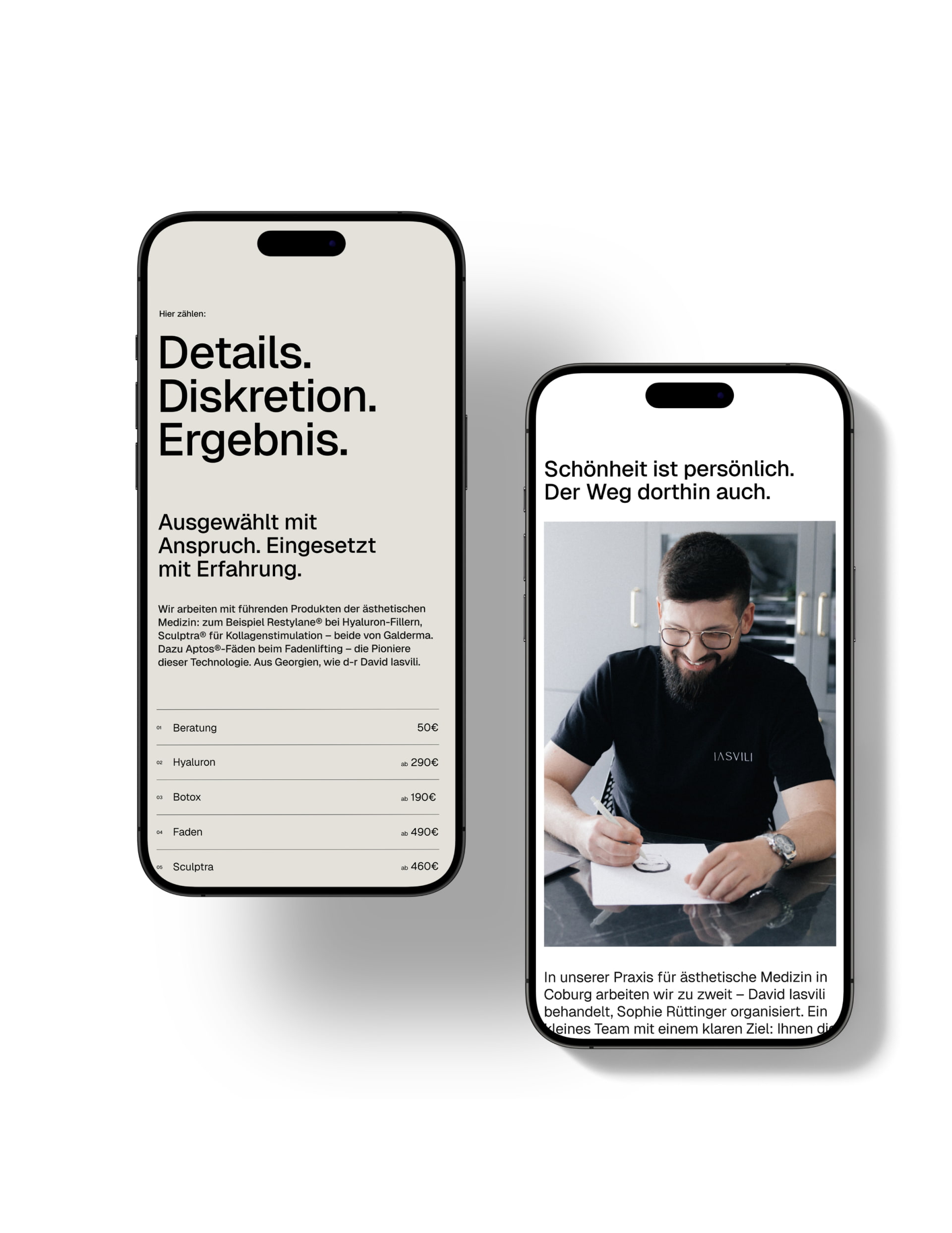 Augenärztin Kellnerova lächelnd vor der Kamera in ihrer Praxis