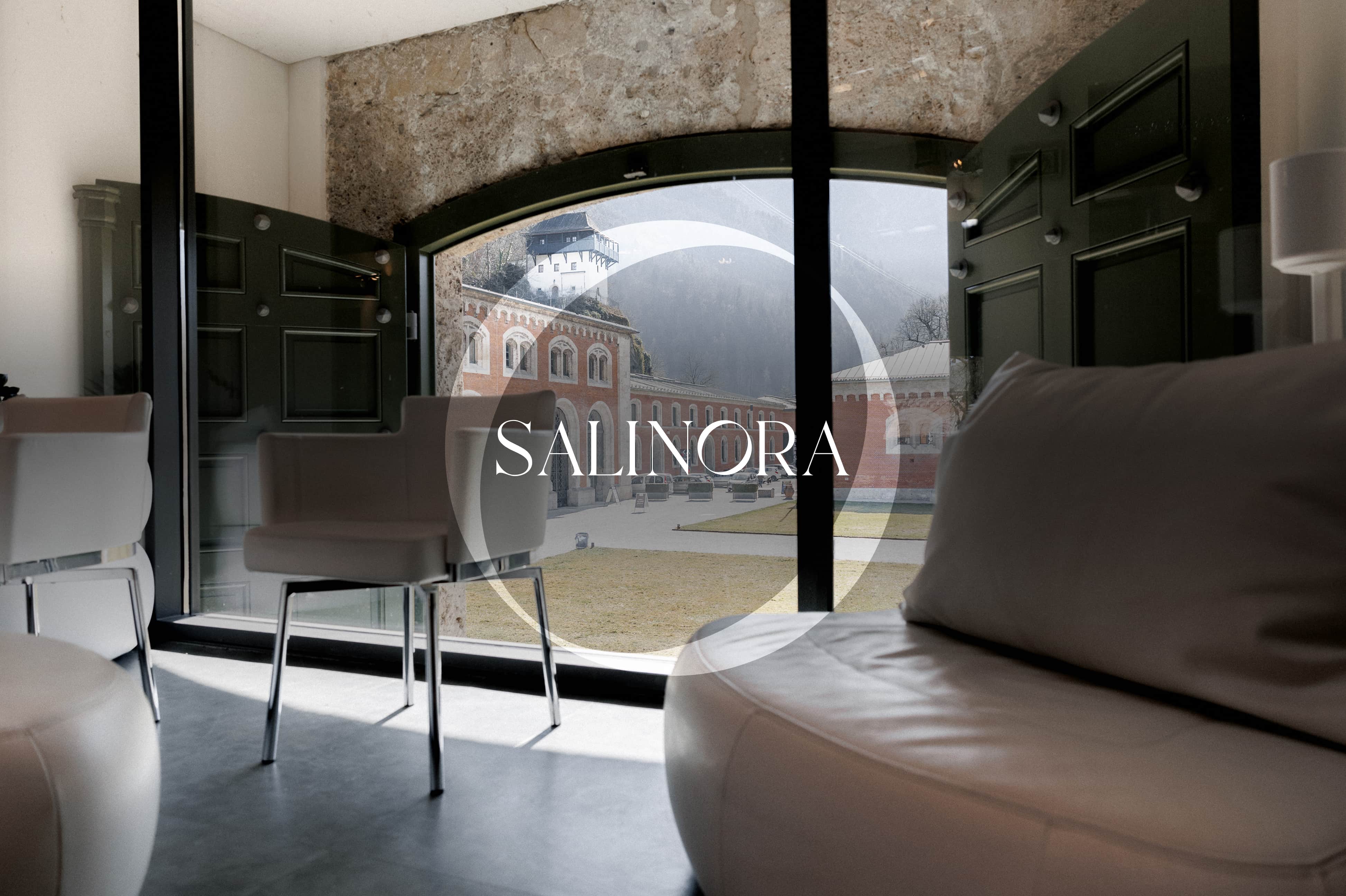 Drei Poster an einer Wand mit Dermatologie-Branding Hautart