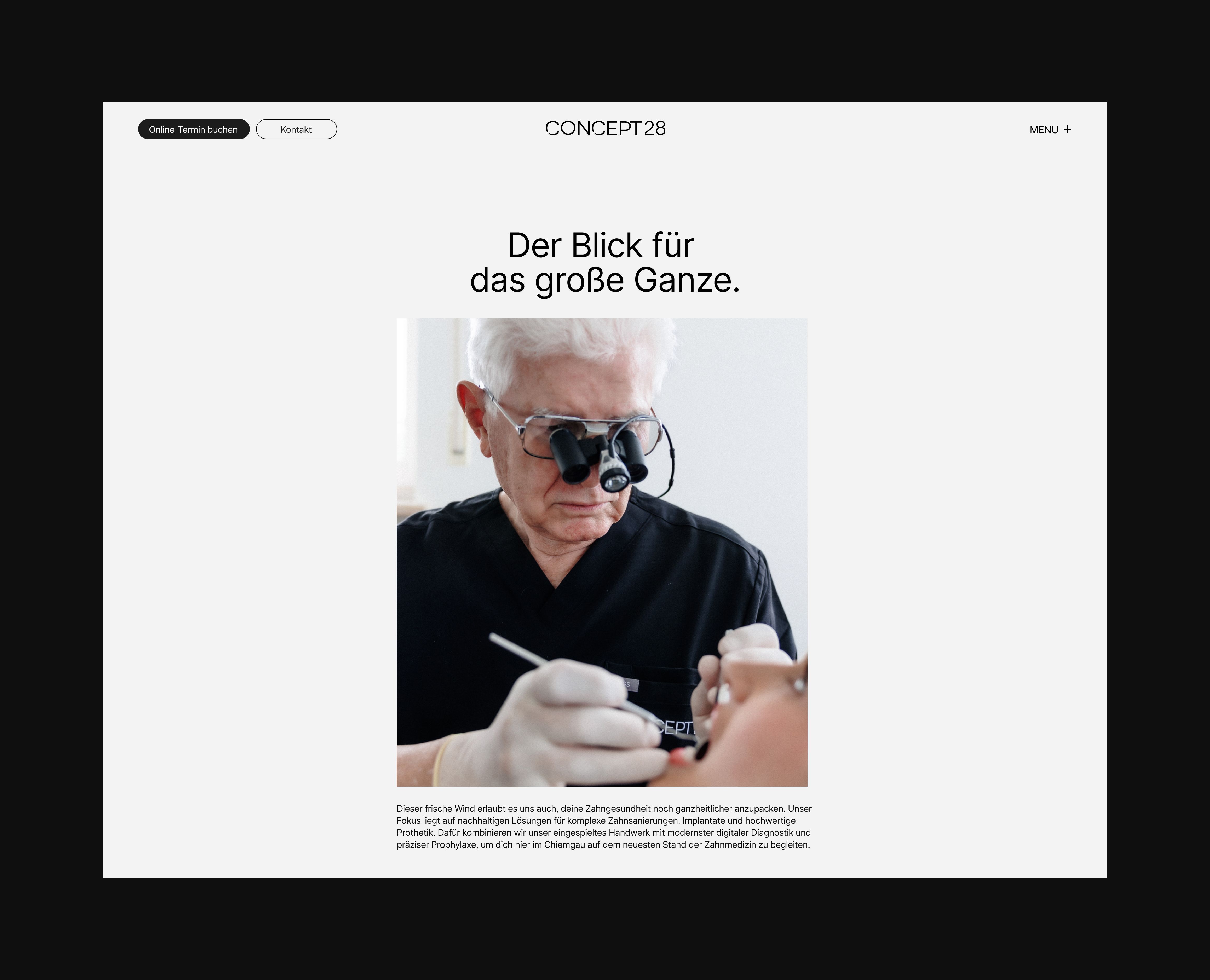 Geöffnetes Styleguide Buch mit dem Logo von der Augenarztpraxis Kellnerova