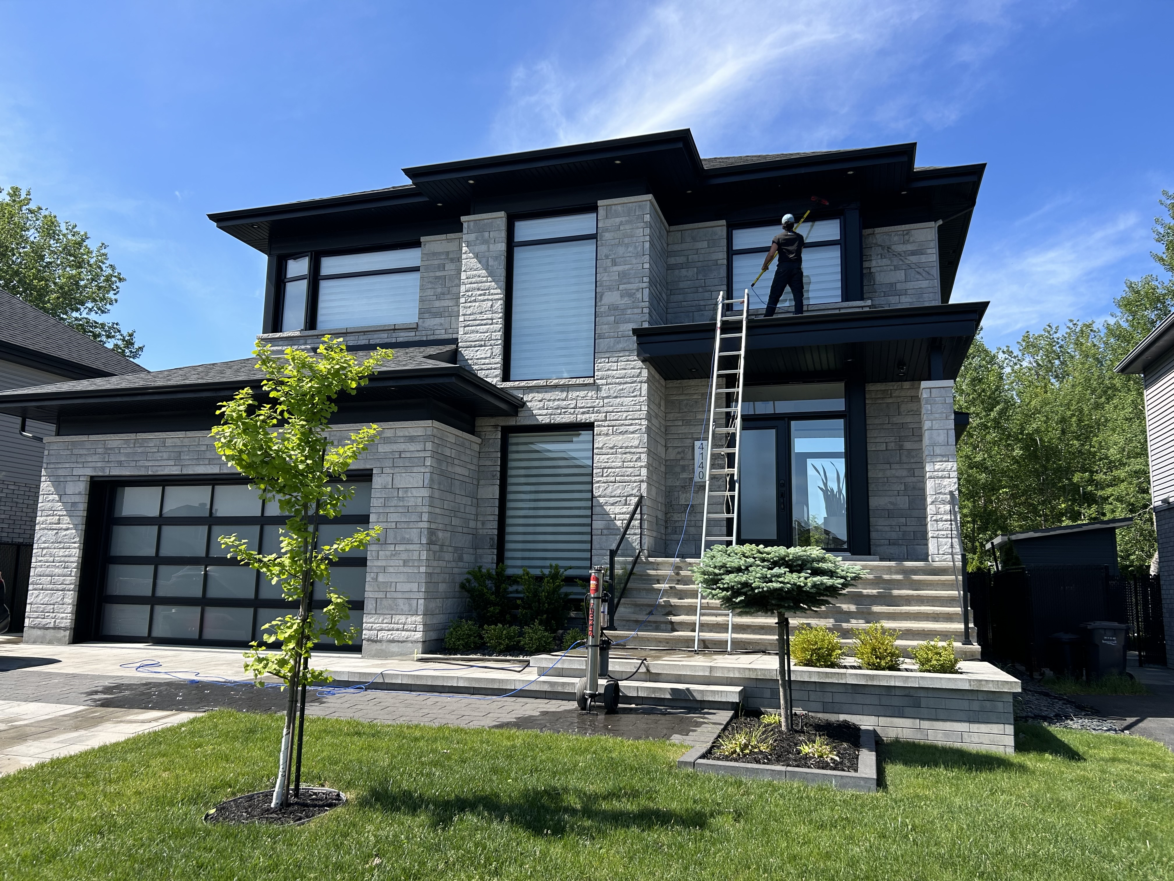 Lavage de vitres extérieures à Austin