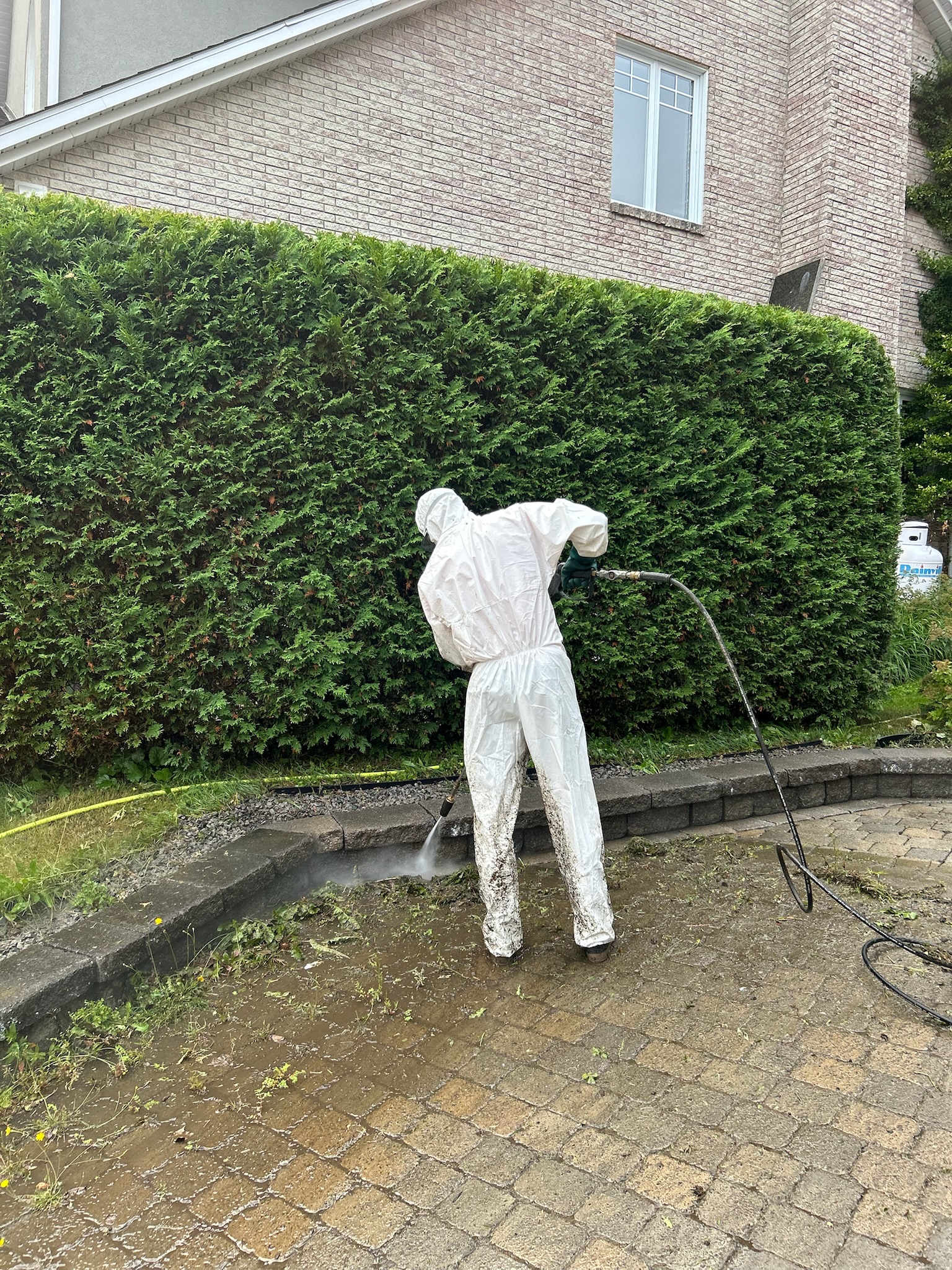 Restauration de pavé uni à Magog