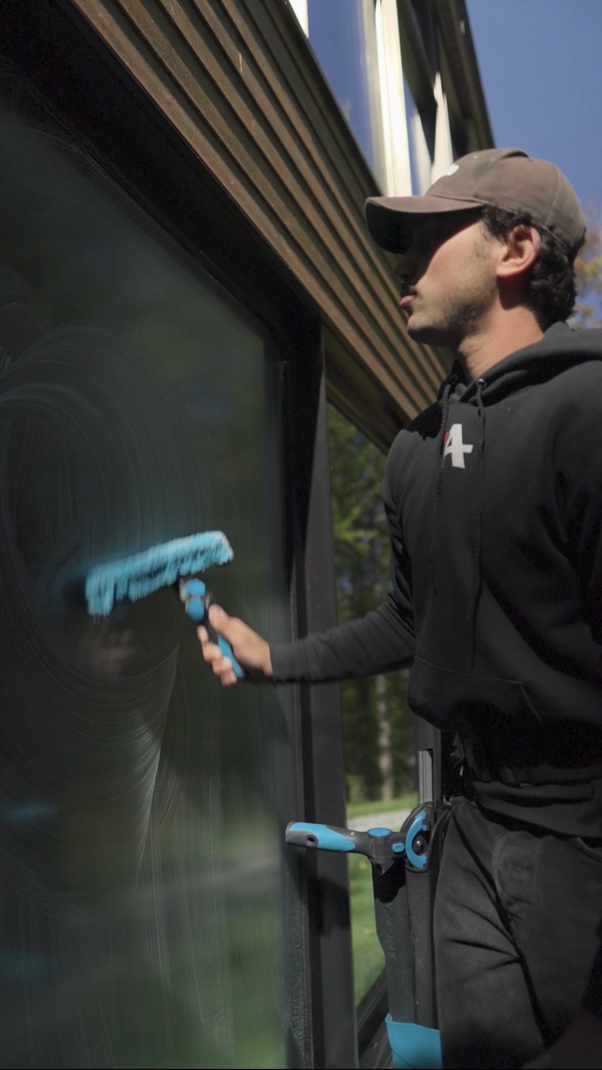 Nettoyage de vitres extérieur sans traces à Sherbrooke ou partout en Estrie