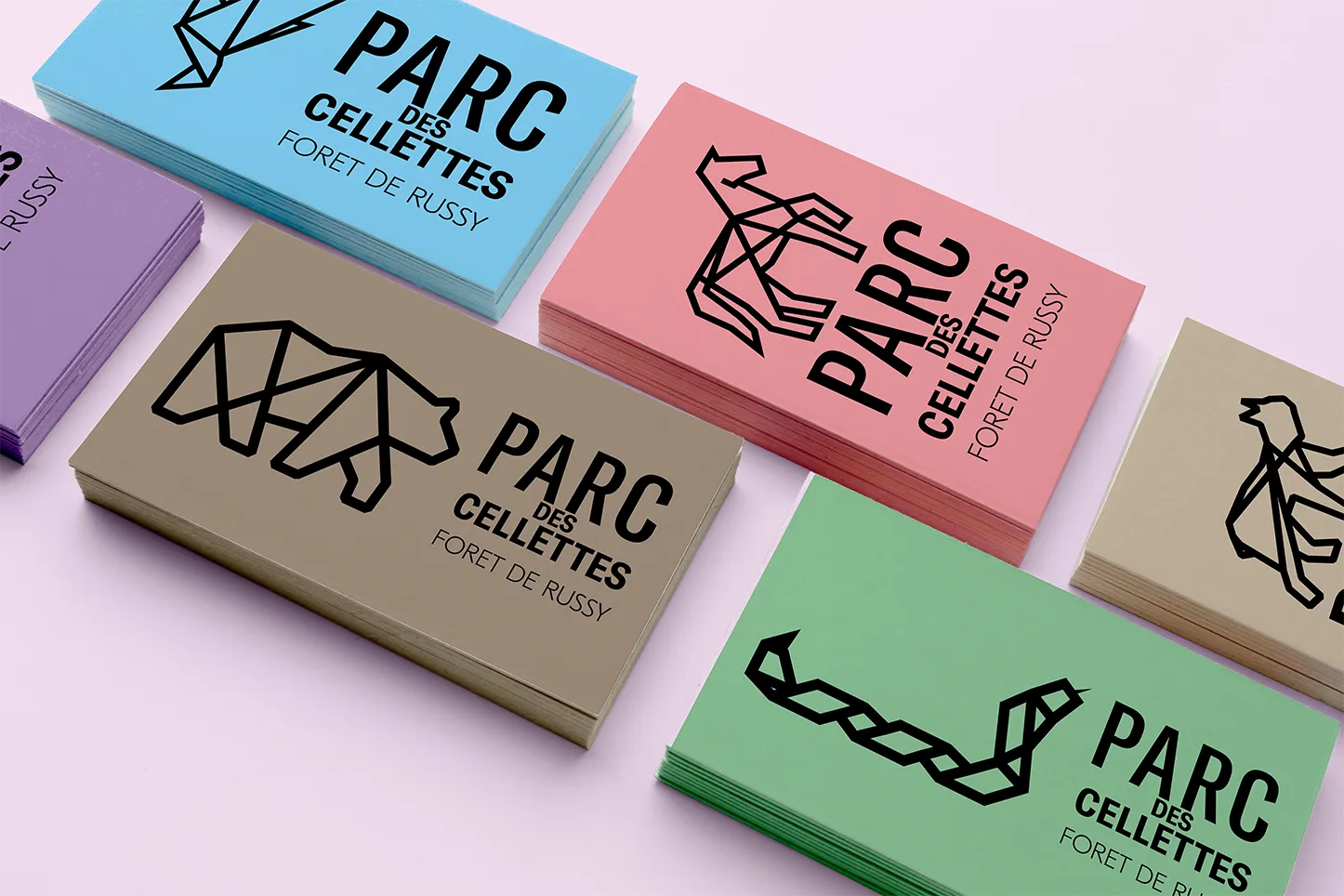 Cartes de visite du Parc des Cellettes