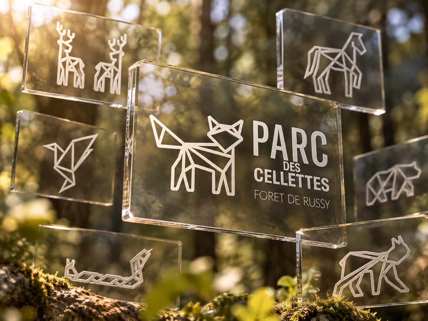 Affiches lynx et serpent du Parc des Cellettes